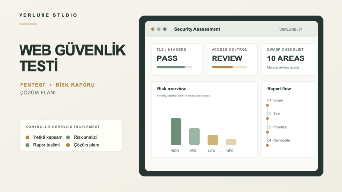 web sitenizi yetkili pentest ile test ederim