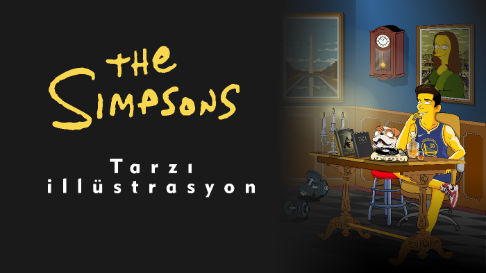 sizi Simpsons tarzında çizebilirim