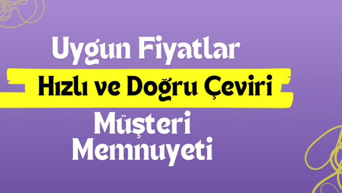 İngilizce - Türkçe ve Türkçe - İngilizce çeviriler yaparım