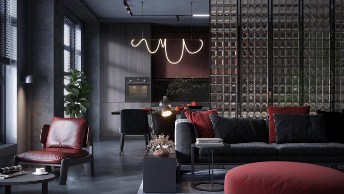 iç mimarım ve sizler için modern mekanlar yapıyorum