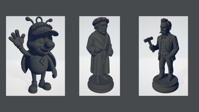 referans görsele uygun 3D figür modelleme yaparım
