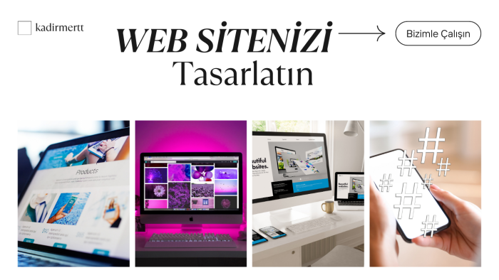 modern ve mobil uyumlu web siteleri tasarlayabilirim