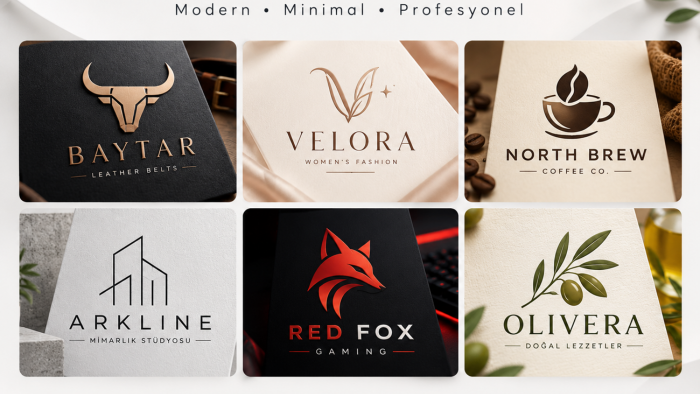 markanıza özel modern ve özgün logo tasarlarım