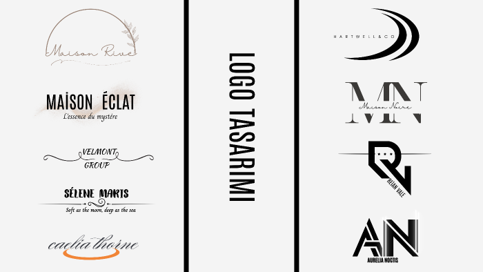 sizin için minimalist ve modern logo tasarlayabilirim