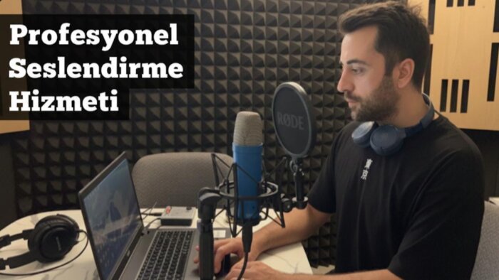 seslendirme yapıyorum