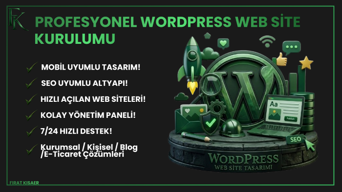 wordpress sitenizi profesyonel şekilde yapabilirim