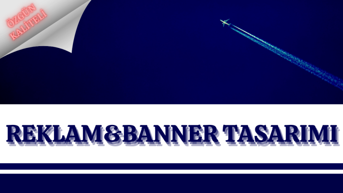 banner ve reklam tasarımlarınız için buradayım