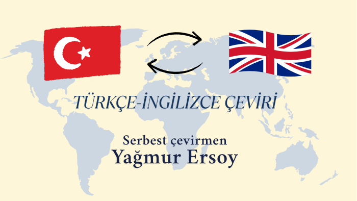 Türkçe-İngilizce çeviri yapıyorum