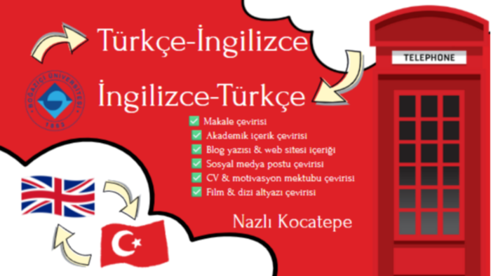 akademik ve içerik metinlerini özenle çevirebilirim