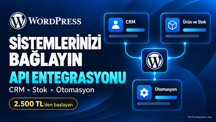 WordPress API entegrasyonu ve otomasyon geliştiririm