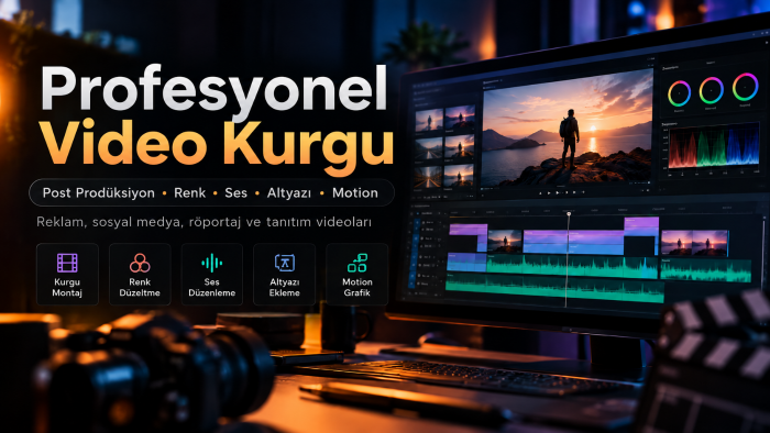 profesyonel video kurgu ve post prodüksiyon yapabilirim