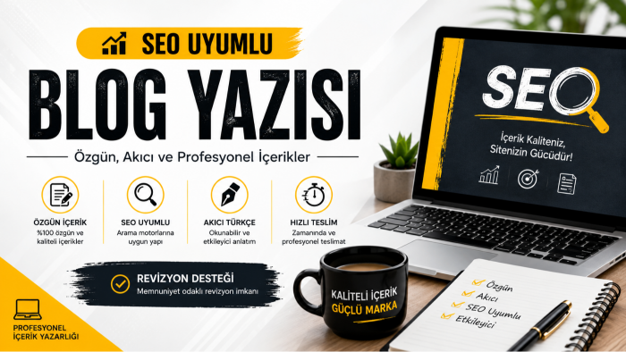 SEO uyumlu blog yazıları yazarım