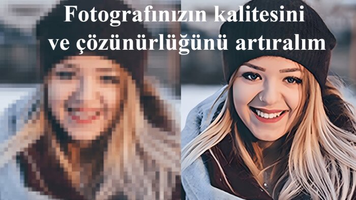 kalitesiz ve çözünürlüğü düşük görsellerinizi düzeltebilirim