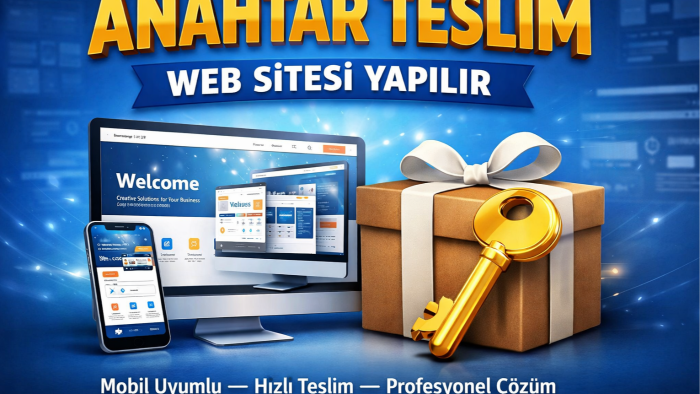 anahtar teslim web sitesi yapabilirim