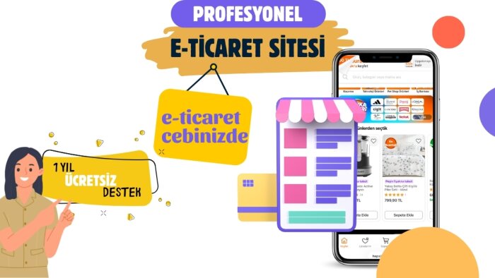 profesyonel e-ticaret siteni hazırlar, işini ileriye taşırım