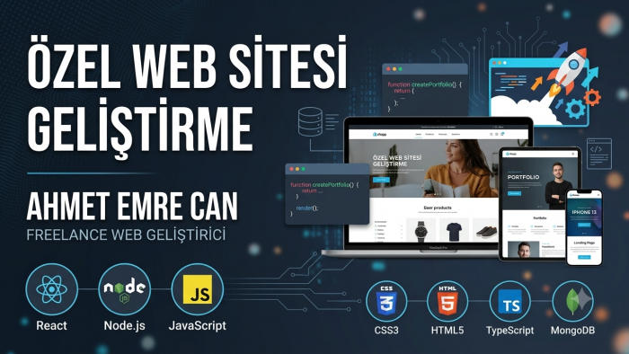 HTML ile size özel web siteleri geliştiriyorum