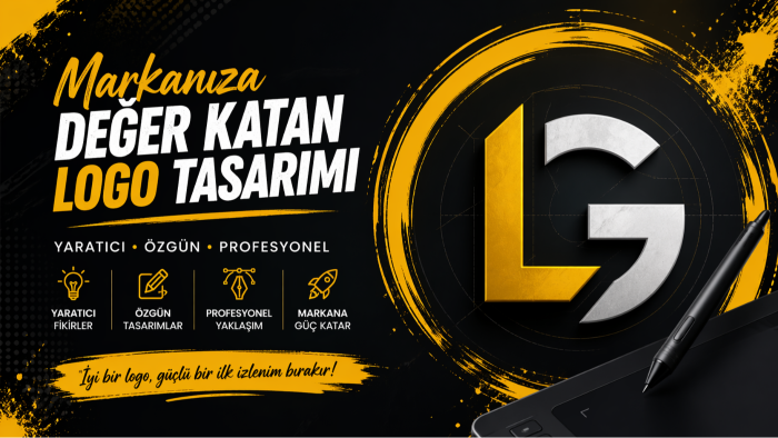 size markanızı yansıtan logo tasarlarım