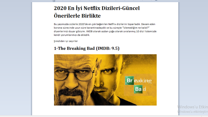 dizi, film, belgesel incelerim ve yorumlarım
