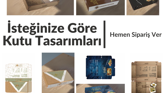 ürününüz için markanıza özel kutu ve ambalaj tasarlarım