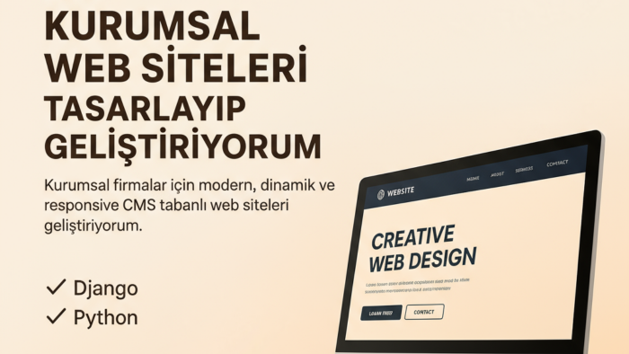 kurumsal web siteleri tasarlayıp geliştirebilirim