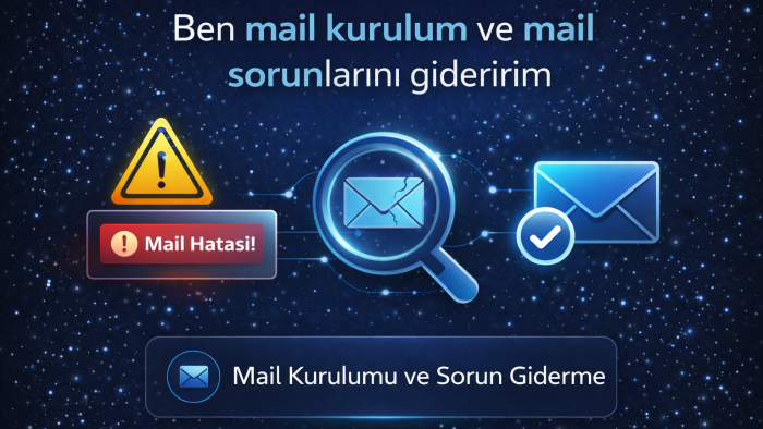 mail kurulum ve mail sorunlarını gideririm