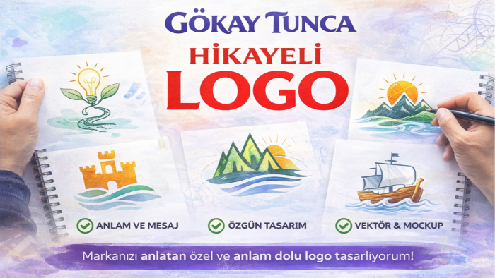 markanızın hikayesini logoya dönüştürüyorum