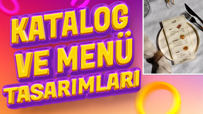 restoranlara özel menü kataloğu ve broşürü hazırlıyorum