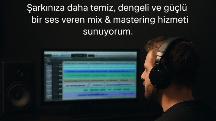 şarkılarınızı profesyonel ses kalitesine taşırım