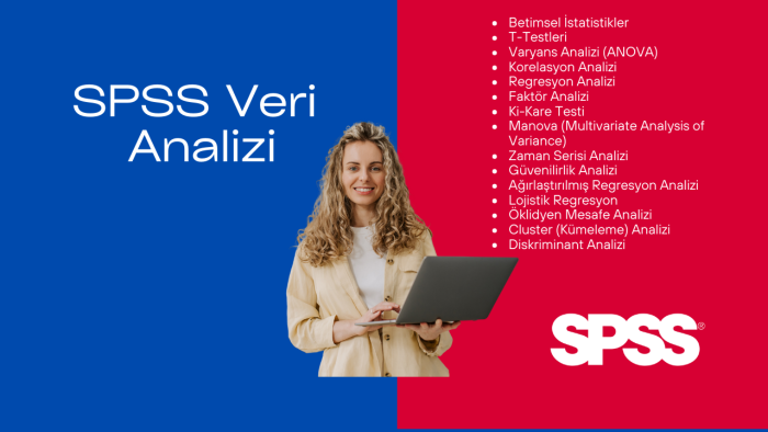 SPSS paket programında her türlü analiz ve testi yapabilirim