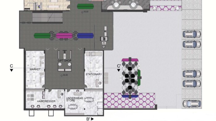 Photoshop ile mimari plan boyama ve renklendirme yaparım