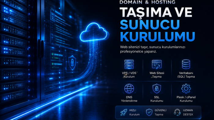 web sitenizi taşır ve sunucu kurulum işlemlerinizi yaparım