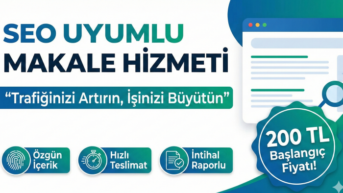 seo uyumlu makale yazarım