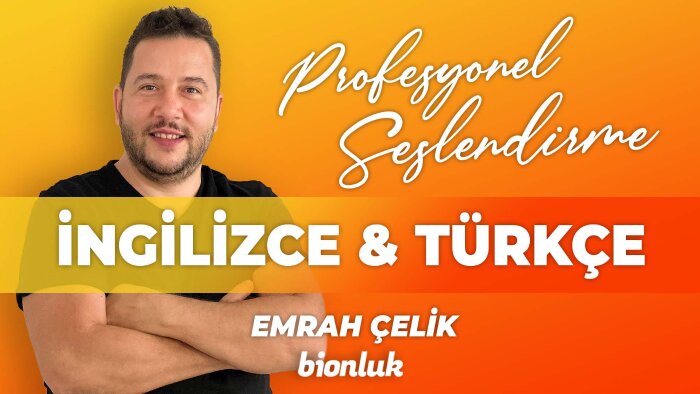 ingilizce ve türkçe profesyonel seslendirme yaparım