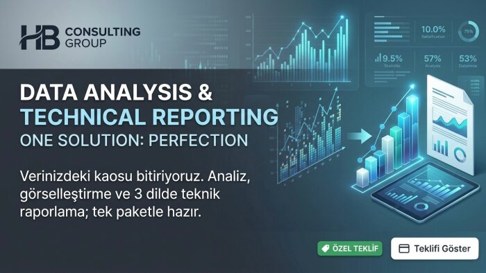 verilerinizi analiz ederek stratejik raporlar hazırlarım
