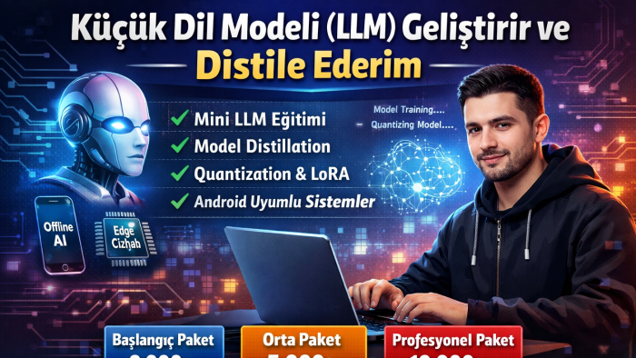 küçük dil modeli  geliştirme ve model  distilasyon yaparım