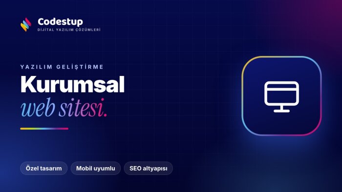 özel kodlanmış kurumsal web sitesi geliştirebilirim