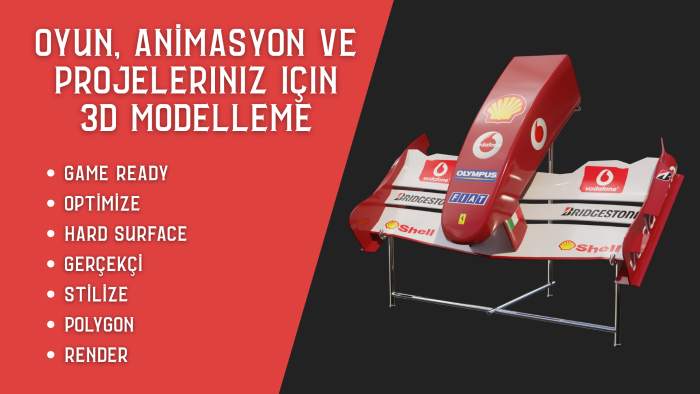 3 boyutlu modeller yaparım