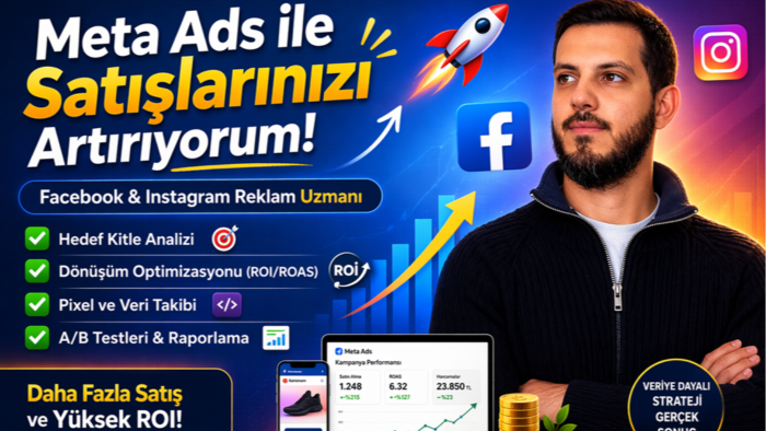  Facebook ve İnstagram reklam hesaplarınızı yönetiyorum