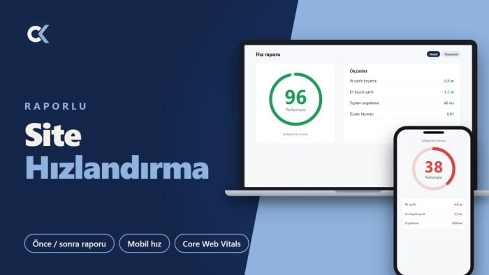 raporlu web site hızlandırma yaparım