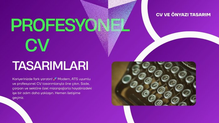 sizi kariyerinizde öne çıkaracak ats uyumlu cv hazırlarım