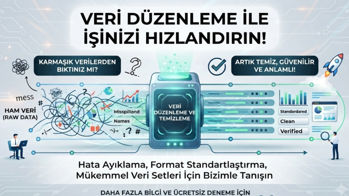 hatalı veriyi düzenlemenize yardım ederim
