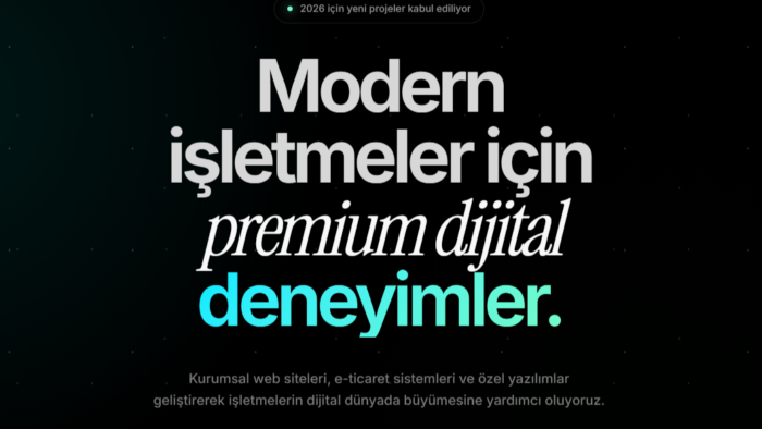  modern web uygulamaları geliştiririm