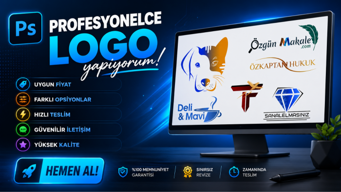 markanızı yansıtan profesyonel logo tasarımları hazırlıyorum