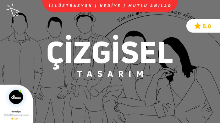 fotoğraflarınızı çizgisel tasarım yapabilirim