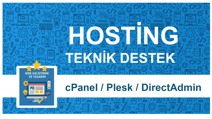hosting kaynaklı hataları çözüyorum