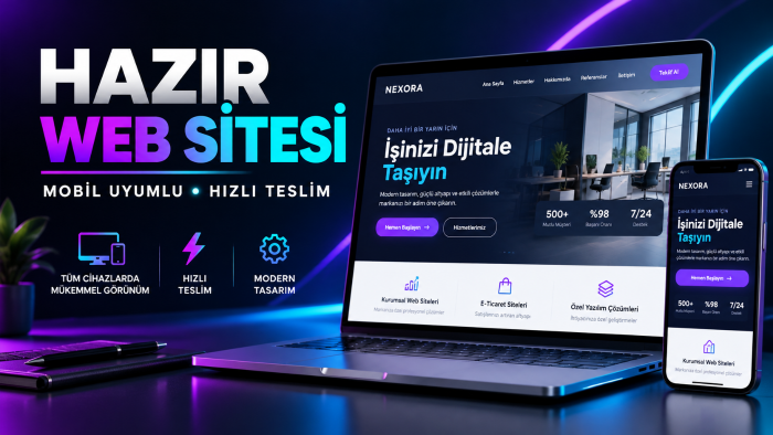 her şeyi hazır modern web sitesi yaparım