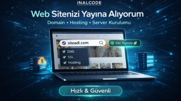 server ve web sitesi kurarım