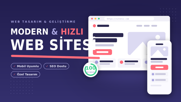 modern, hızlı ve mobil uyumlu web sitesi yapabilirim