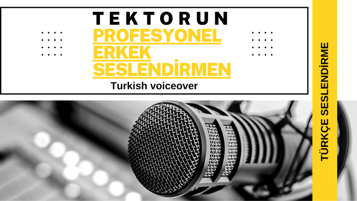 kurumsal reklam videolarınıza seslendirme yapabilirim