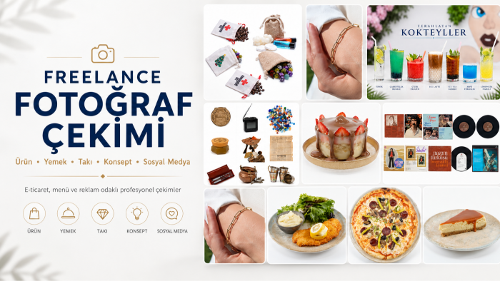 ürün fotoğrafçılığı hizmeti veriyorum
